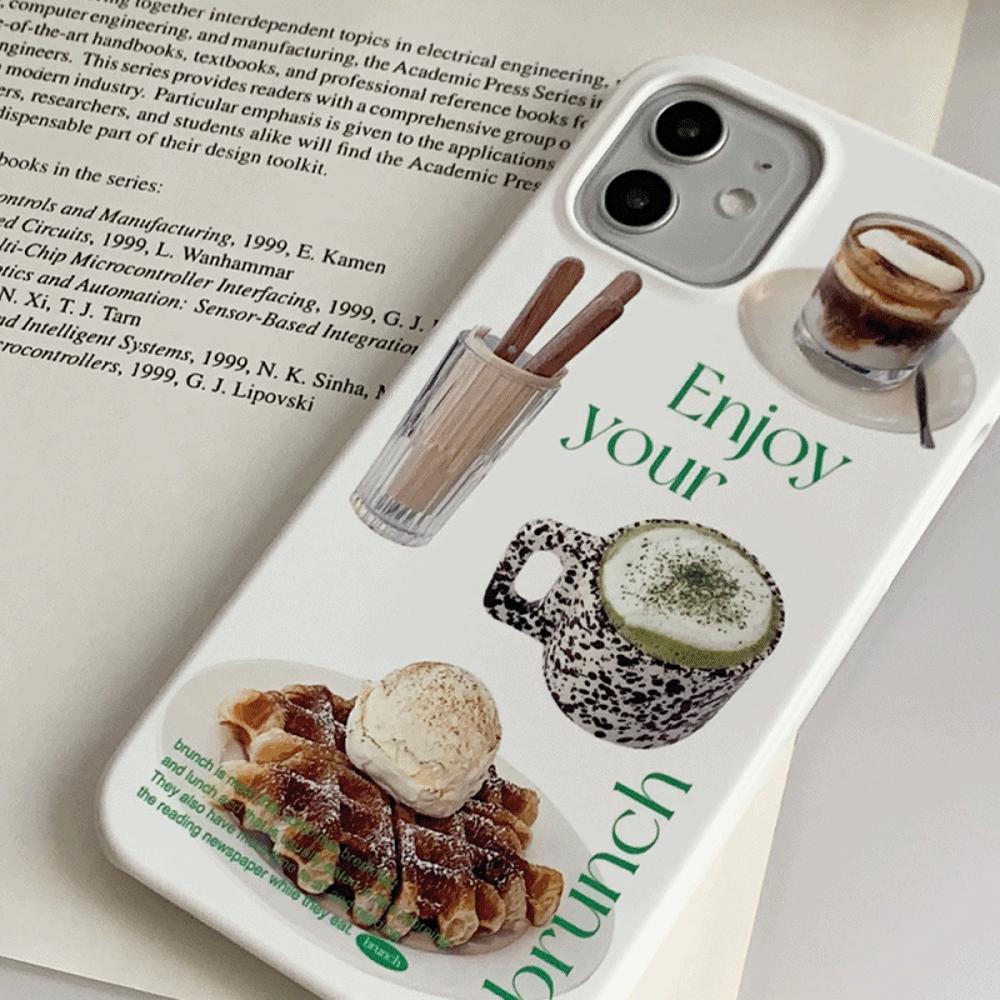 |Mademoment| Enjoy Brunch 디자인 Phone Case