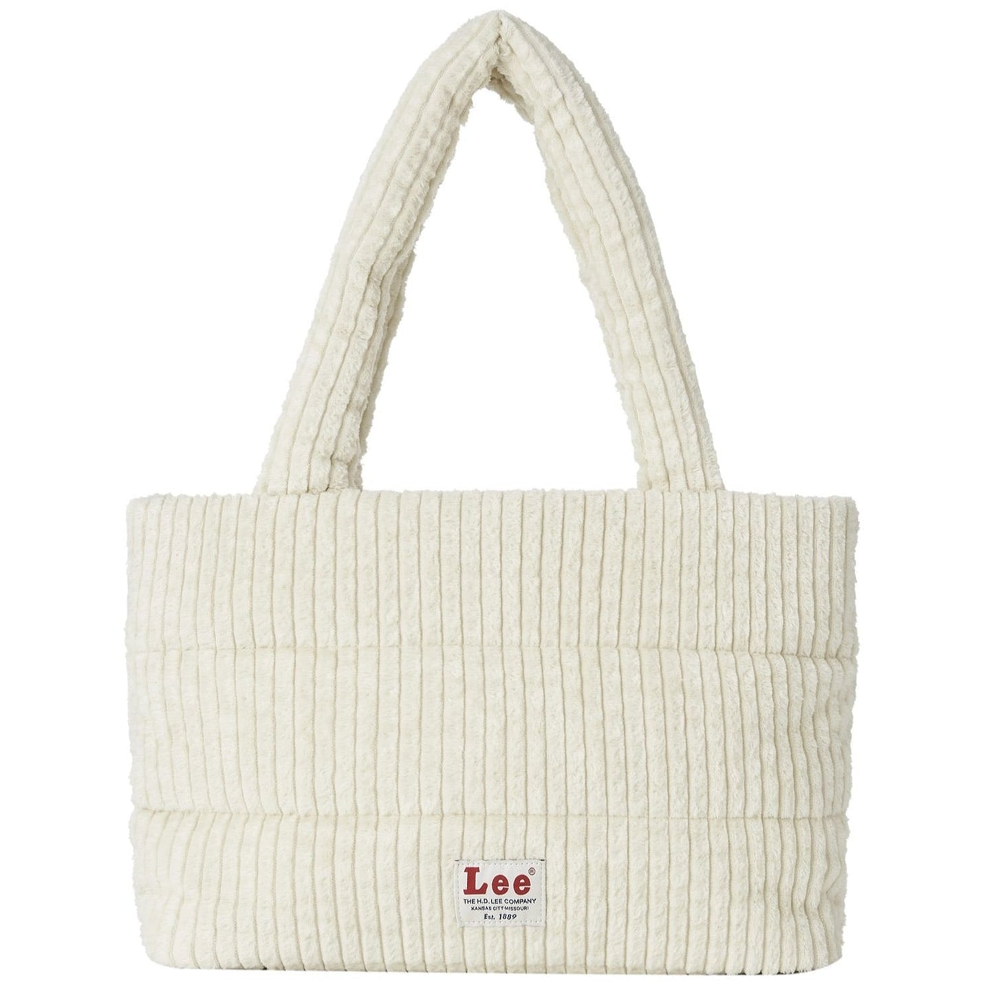 |LEE| Corduroy Square Shoulder Bag Ivory