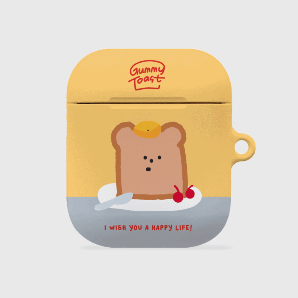 |THENINEMALL| Gummy Toast AirPods Hard Case