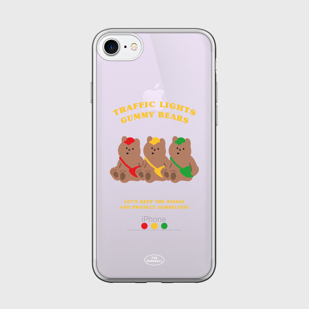 |THENINEMALL| Gummy Traffic Lights Mirror Phone Case