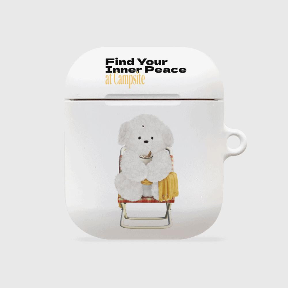 |THENINEMALL| Yellow Camping Ppokku AirPods Hard Case