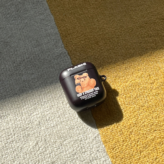 |THENINEMALL| Gummy Basic Flash AirPods Hard Case