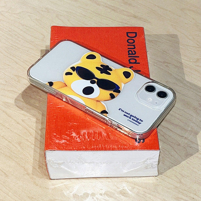 |THENINEMALL| Hey Tiger Holiday Clear Phone Case (3 types)