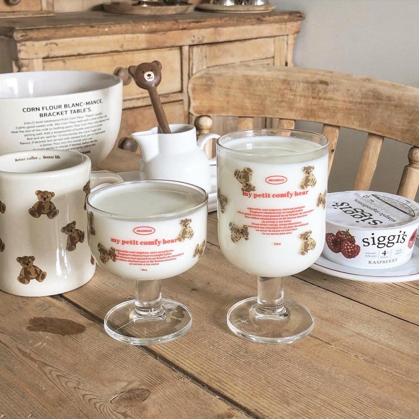 |Bracket Table| Teddy Bear Goblet 240ml/345ml