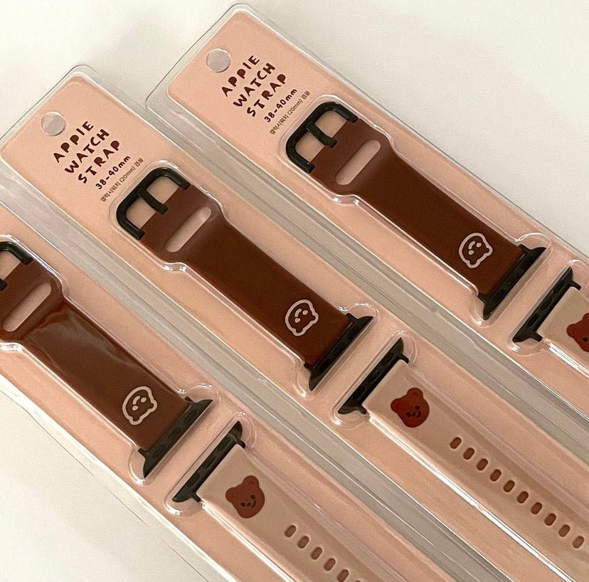 |pureureum design| Cupid Bear Apple Watch Silicon Strap