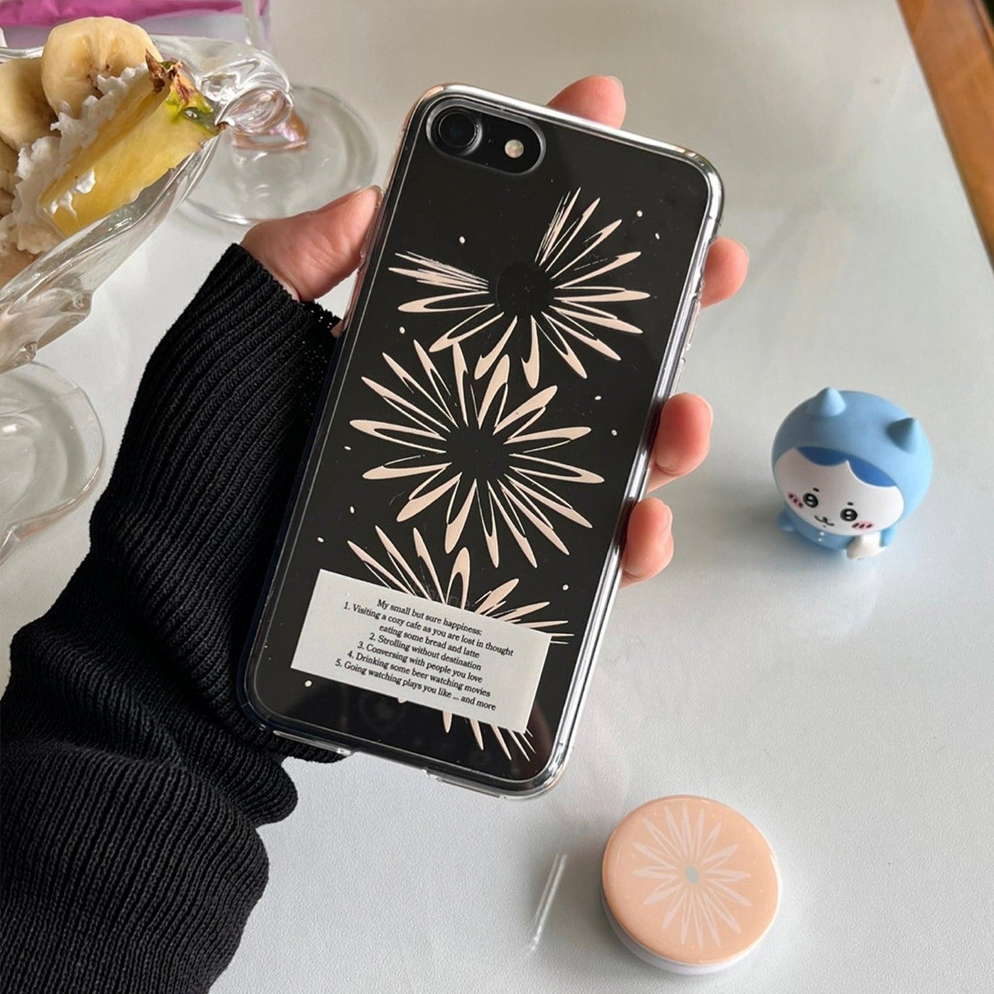|your emotions| Sunflower Glossy Clear Phone Case