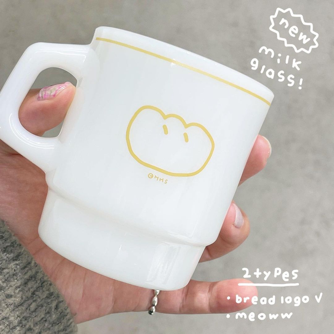|HOOKKA HOOKKA STUDIO| Milk Glass (2Types)