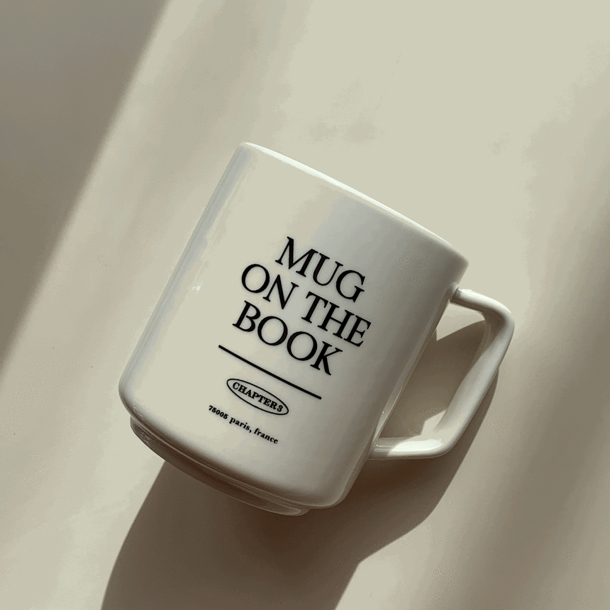 |LITTLE COTTAGE| 'MUG ON THE BOOK' MUG CUP