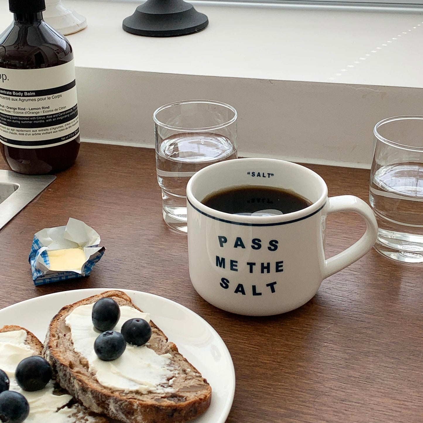 |rough round| Pass Me the Salt Cup 360ml