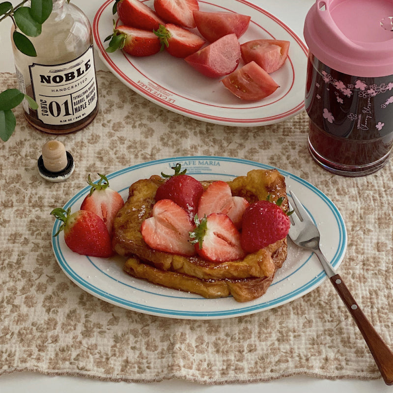 |miss-nylong| Maria Plate (Oval) (4 colours)