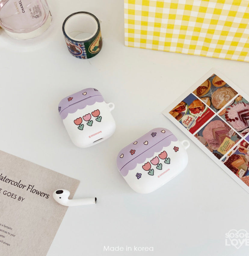 |SOSOOLOVE| Tulip Flower Airpods Case