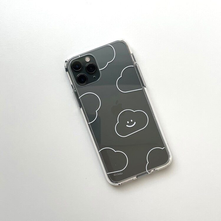|skyfolio| Cloud Line Phonecase (Jelly Hard)