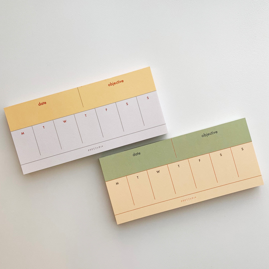 |PPP studio| Weekly Tracker