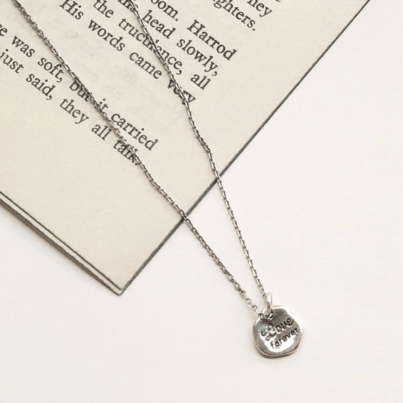 |SLOWAND| |9.25 silver| Forever Necklace