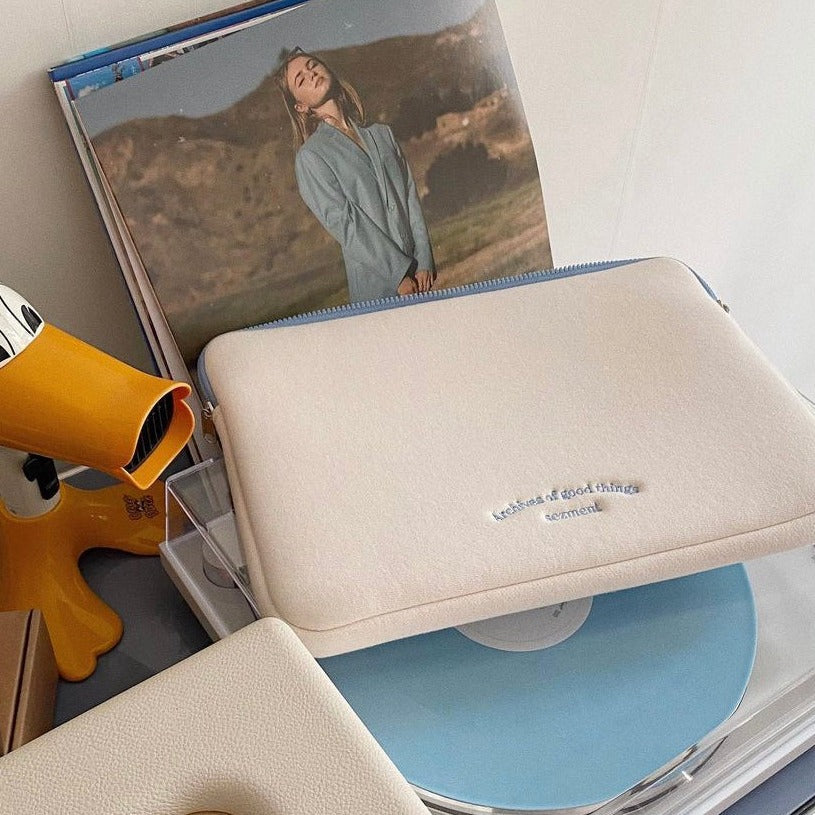 |sezment| Laptop Case/ Ipad Pouch #Skyblue