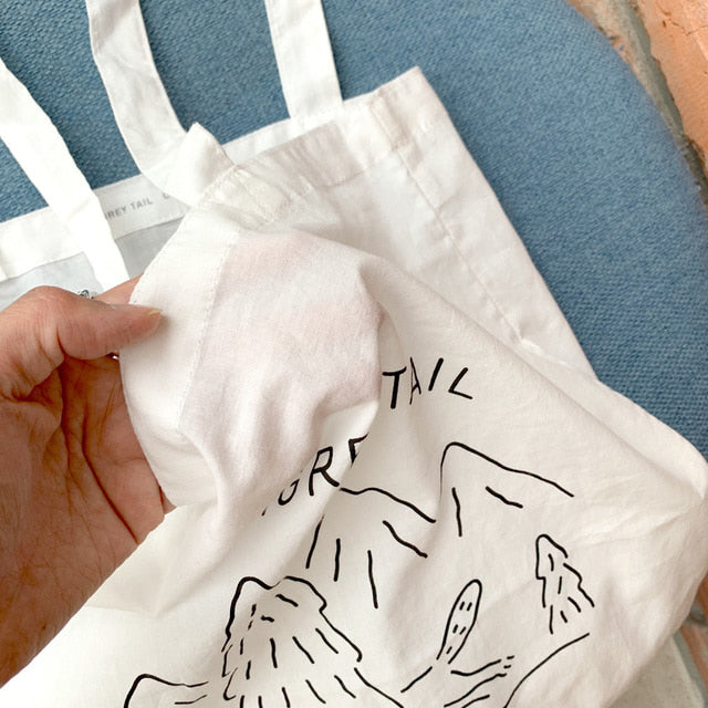 |WARMGREYTAIL| Logo Bag (White)
