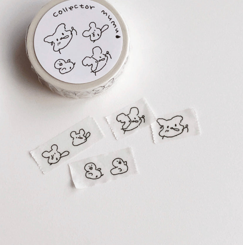 |collector mumu| Cute Friends Masking Tape