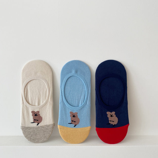 |Dinotaeng| Quokka Invisible Socks