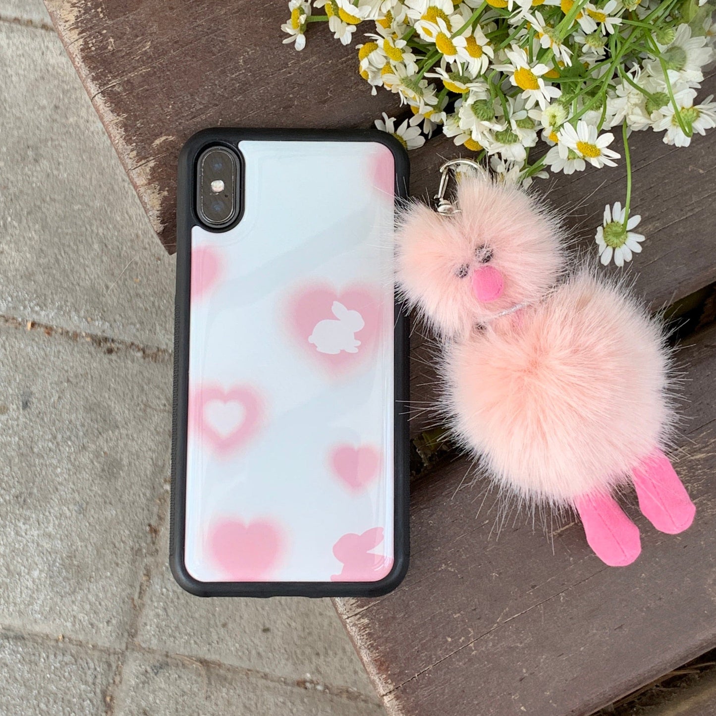 |your emotions| Bunny Pink Epoxy Phone Case
