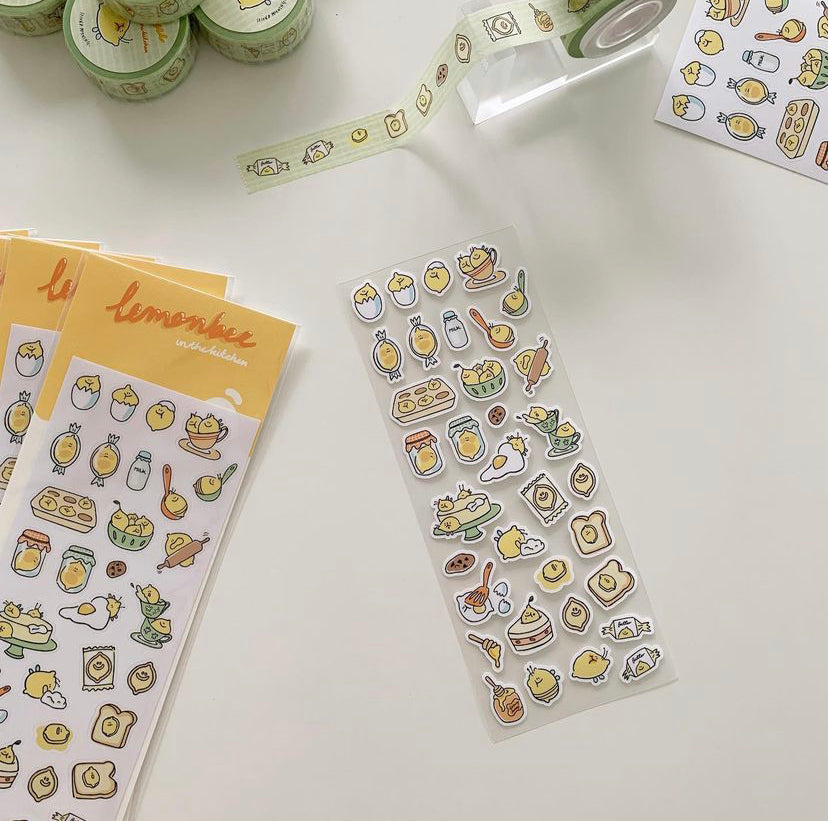 |second morning| Lemonbee Removable Sticker