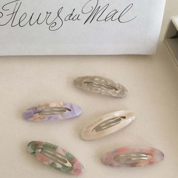 |moat| Marble Hairpin -206