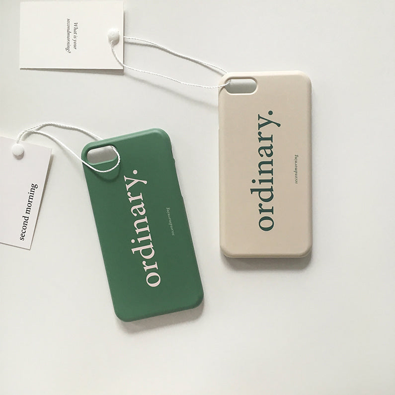 |second morning| Ordinary Phonecase