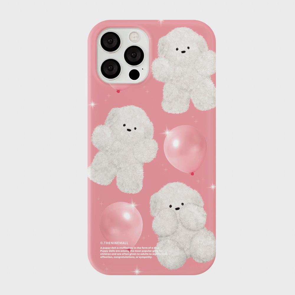 |THENINEMALL| Pink Balloon Hard Phone Case (3 types)