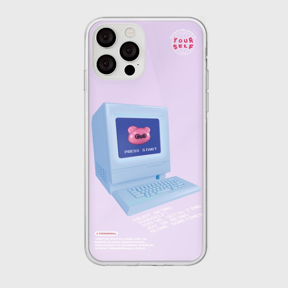 |THENINEMALL| Press Start Mirror Phone Case