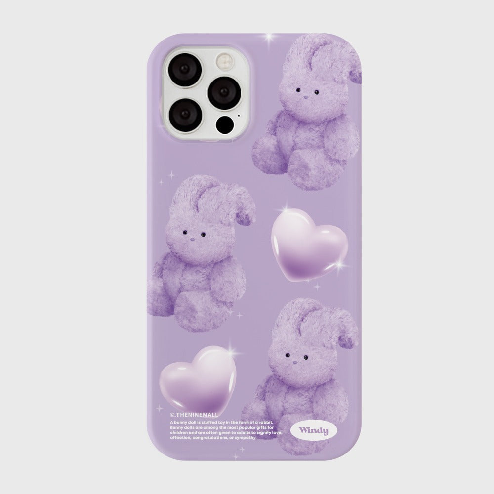 |THENINEMALL| Purple Heart Toy Windy Hard Phone Case (3 types)