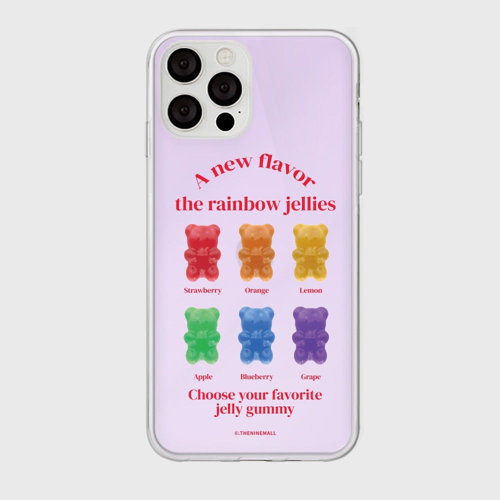 |THENINEMALL| Rainbow Jellies Mirror Phone Case
