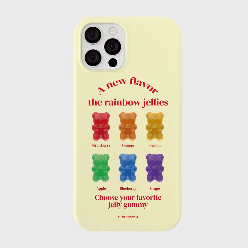 |THENINEMALL| Rainbow Jellies Hard Phone Case (3 types)