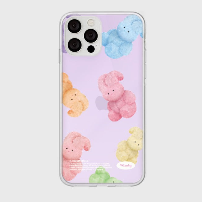 |THENINEMALL| Rainbow Toy Windy Pattern Mirror Phone Case