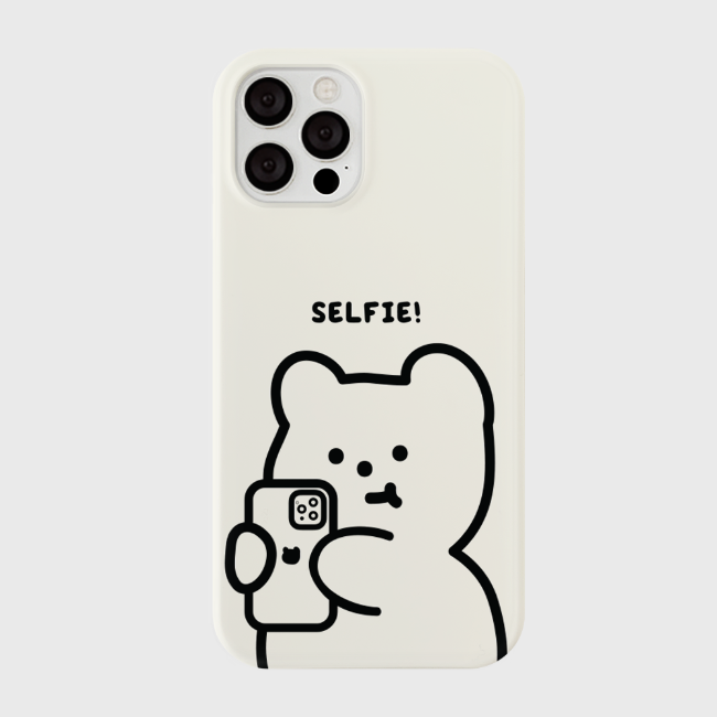 |THENINEMALL| Selfie Gummy Hard Phone Case (3 types)