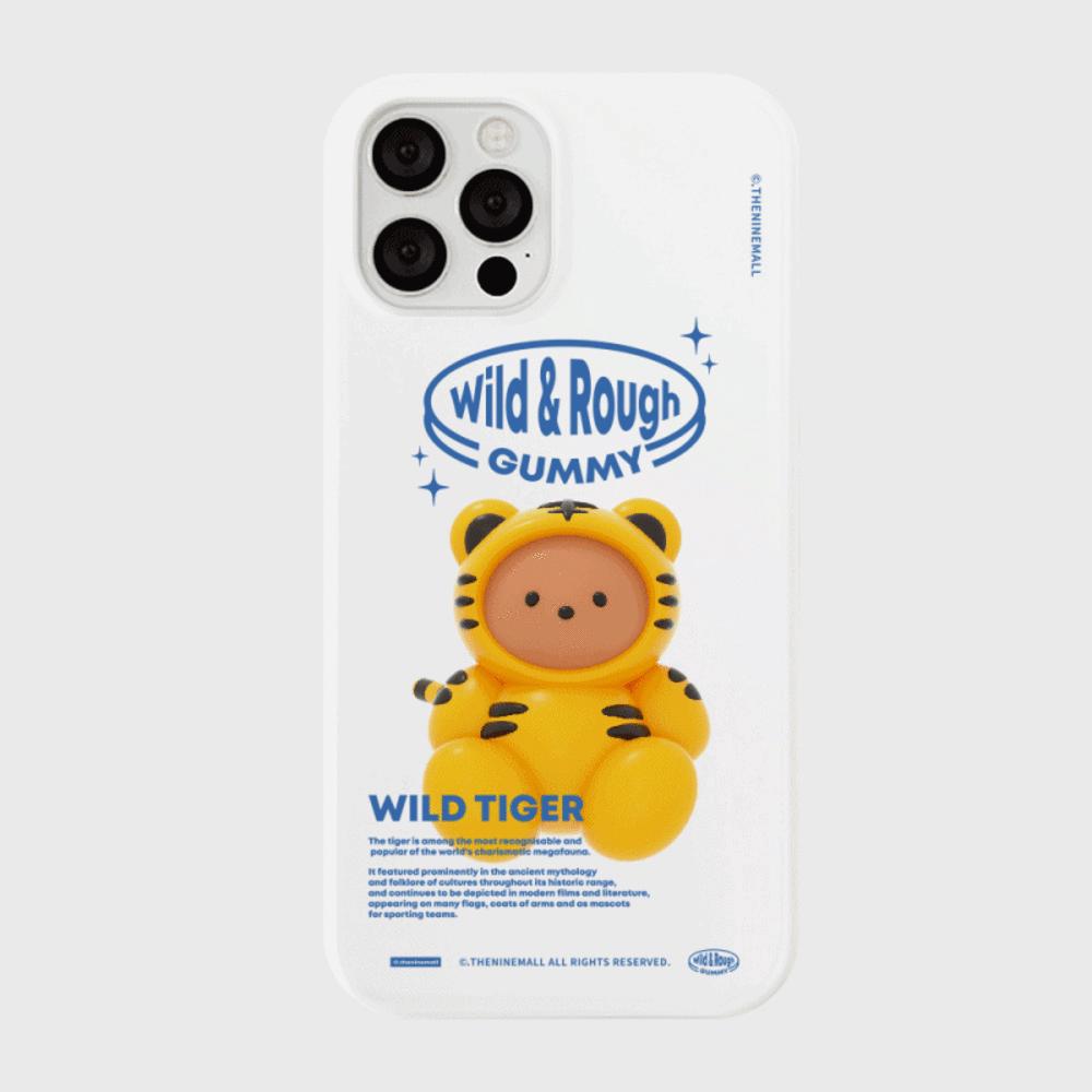 |THENINEMALL| Tiger Gummy Hard Phone Case (3 types)