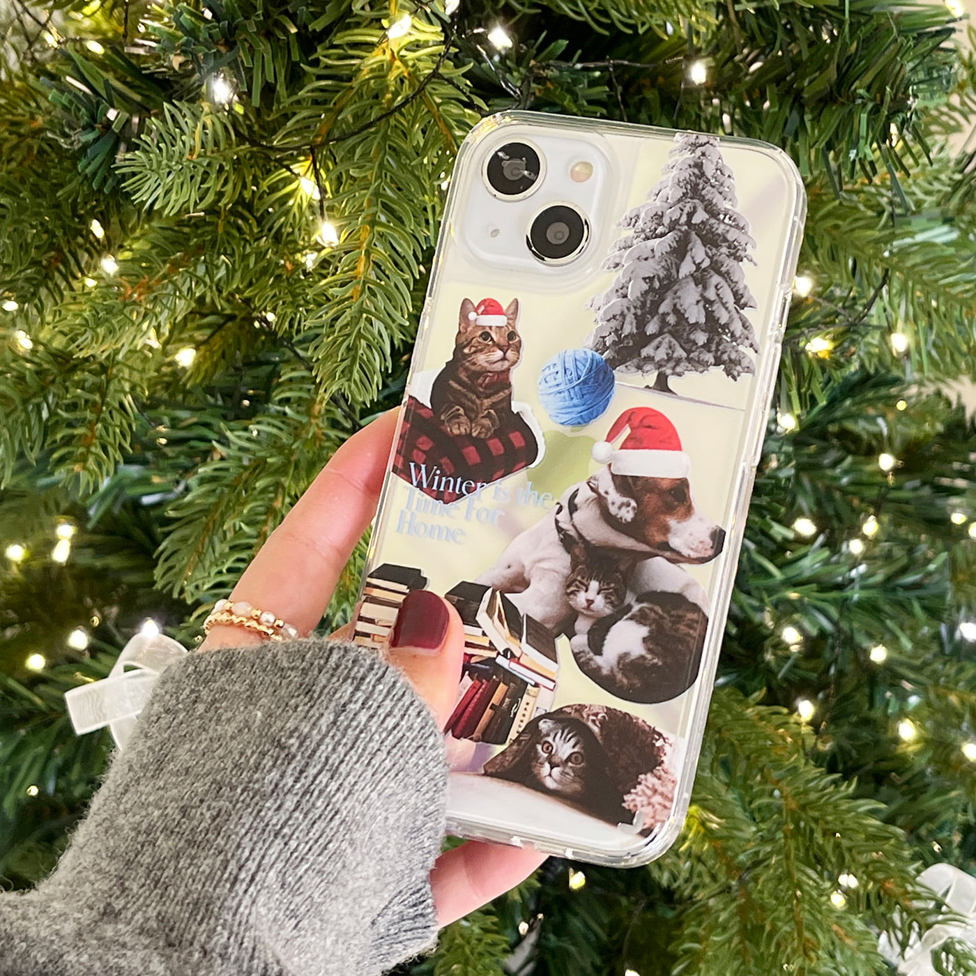 |Mademoment| Time For Home Design Glossy Mirror Phone Case