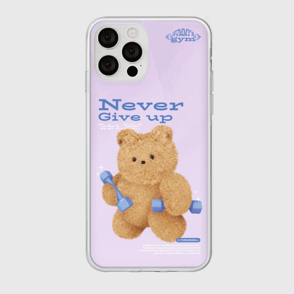|THENINEMALL| Work Out Teddy Mirror Phone Case
