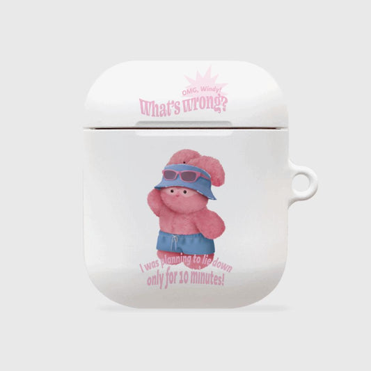 ｜THENINEMALL｜ Tanning Windy AirPods Hard Case