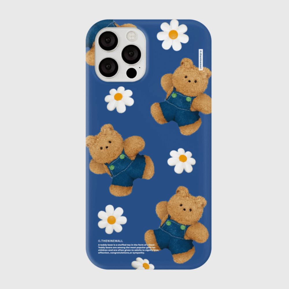 ｜THENINEMALL｜ 패턴 데이지 구미 Hard Phone Case (3 types)