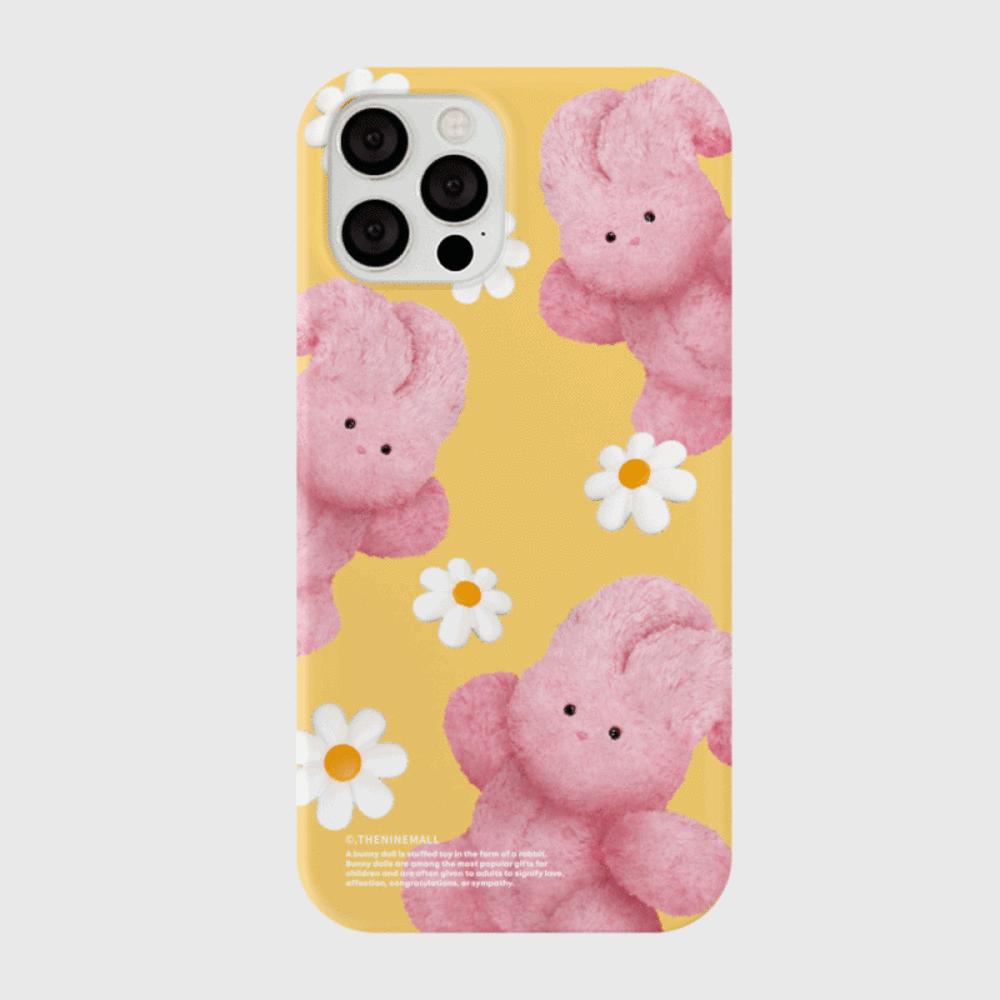 ｜THENINEMALL｜ 패턴 플라워 윈디 Hard Phone Case (3 types)