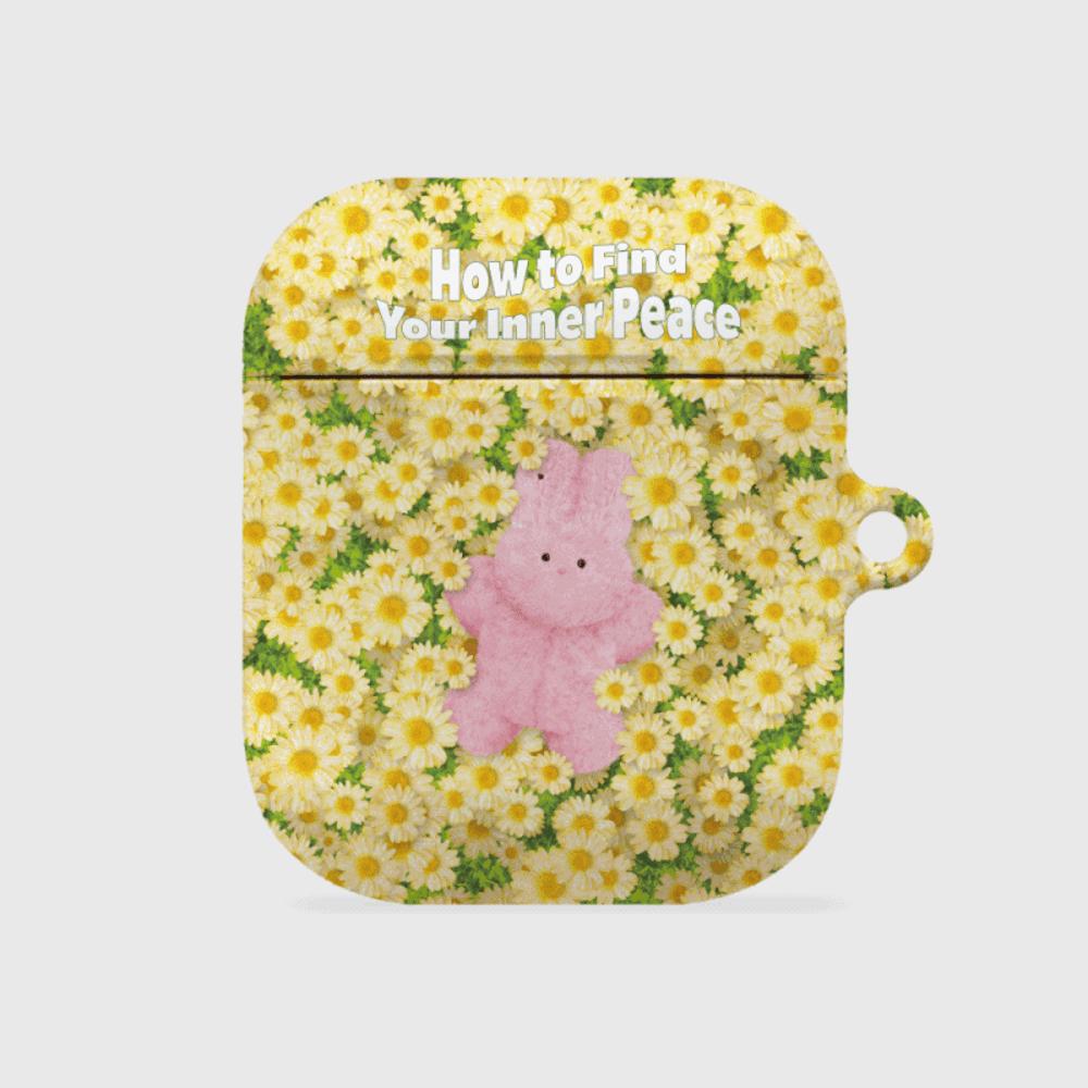 ｜THENINEMALL｜ Windy Daisy Inner Peace AirPods Hard Case