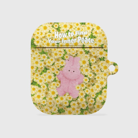 ｜THENINEMALL｜ Windy Daisy Inner Peace AirPods Hard Case