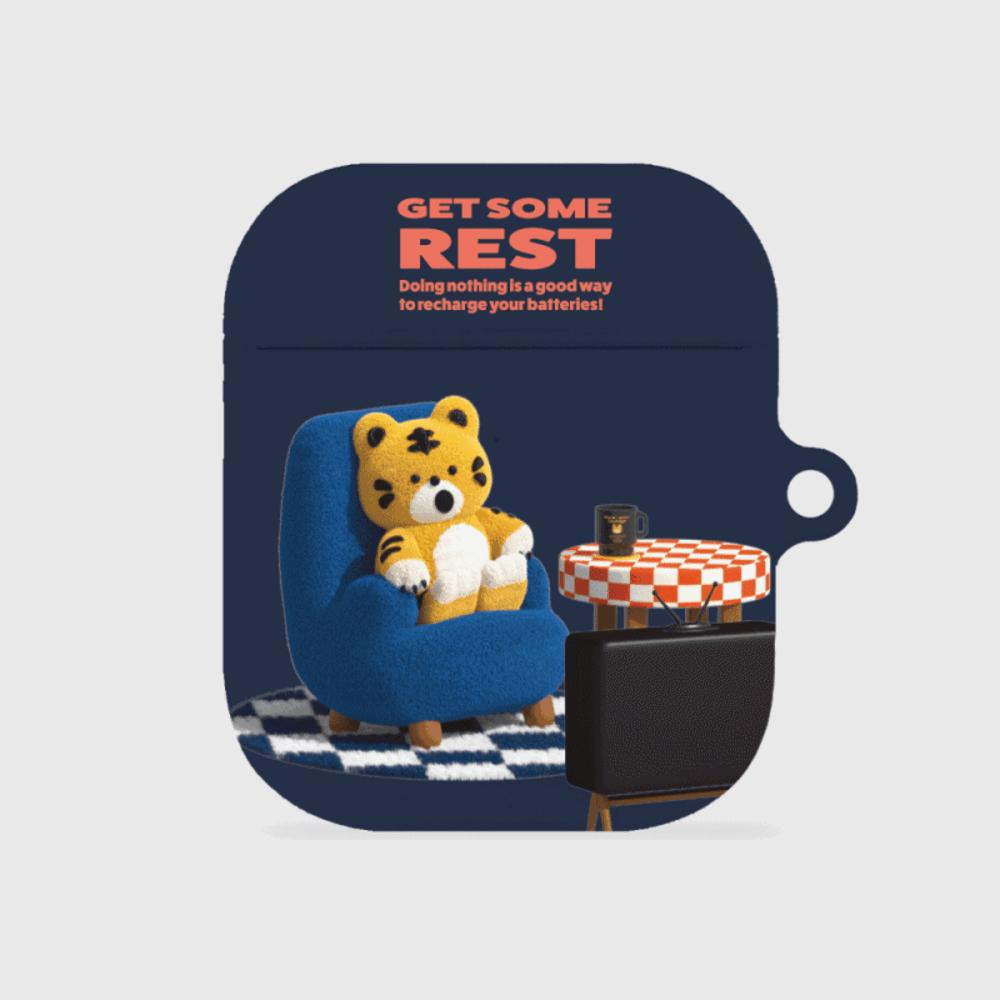｜THENINEMALL｜ Rest Hey Tiger AirPods Hard Case