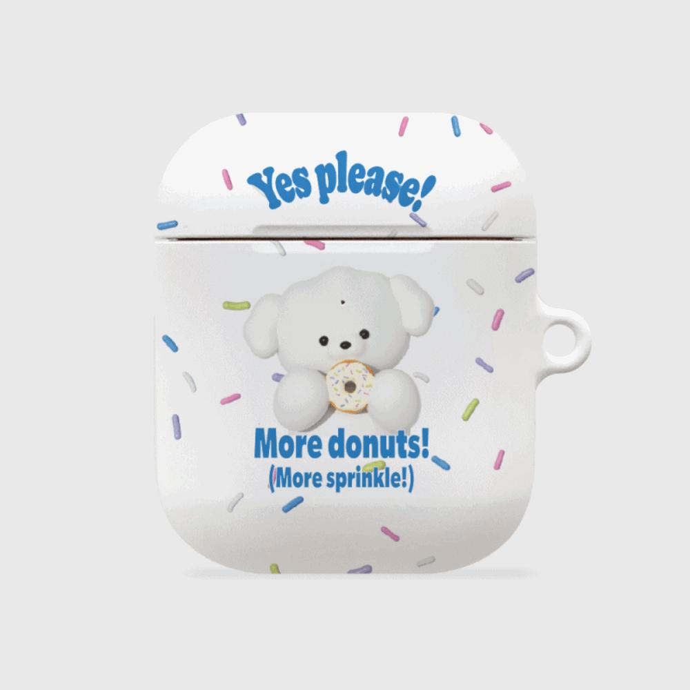 ｜THENINEMALL｜ More Donuts Ppokku AirPods Hard Case