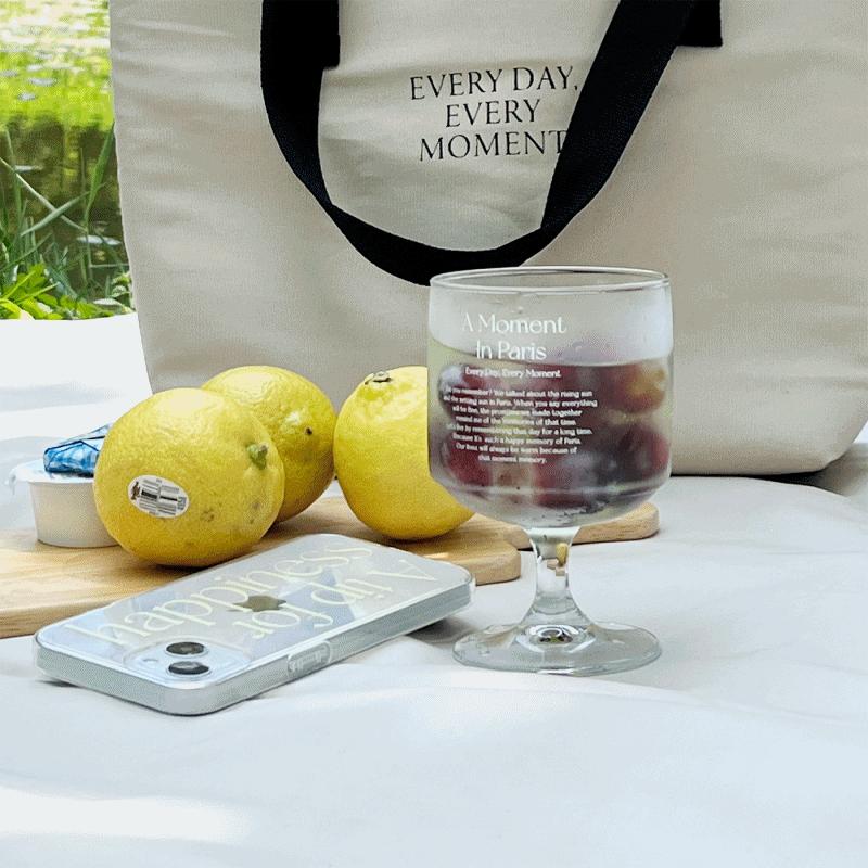 ｜Mademoment｜ Paris In Moment Goblet Glass Cup 300ml