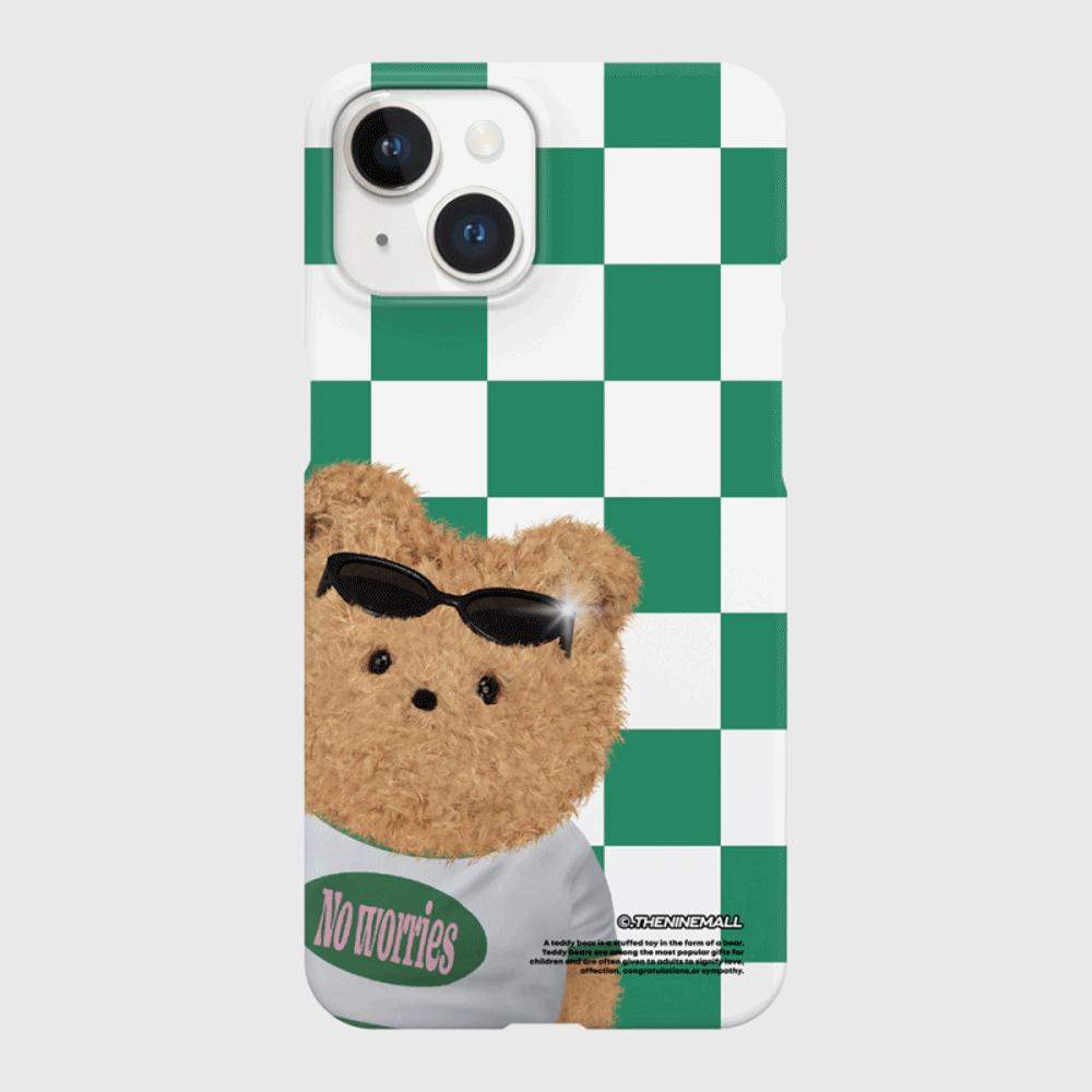 ｜THENINEMALL｜ Big No Worries Gummy Hard Phone Case (2 types)