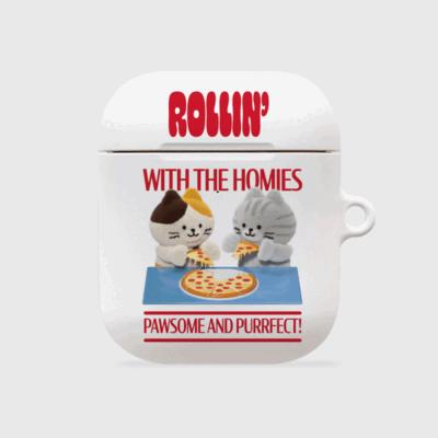 ｜THENINEMALL｜ Pizza Together AirPods Hard Case