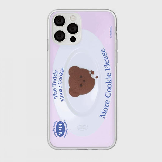 ｜THENINEMALL｜ 테디 쿠키하우스 Mirror Phone Case