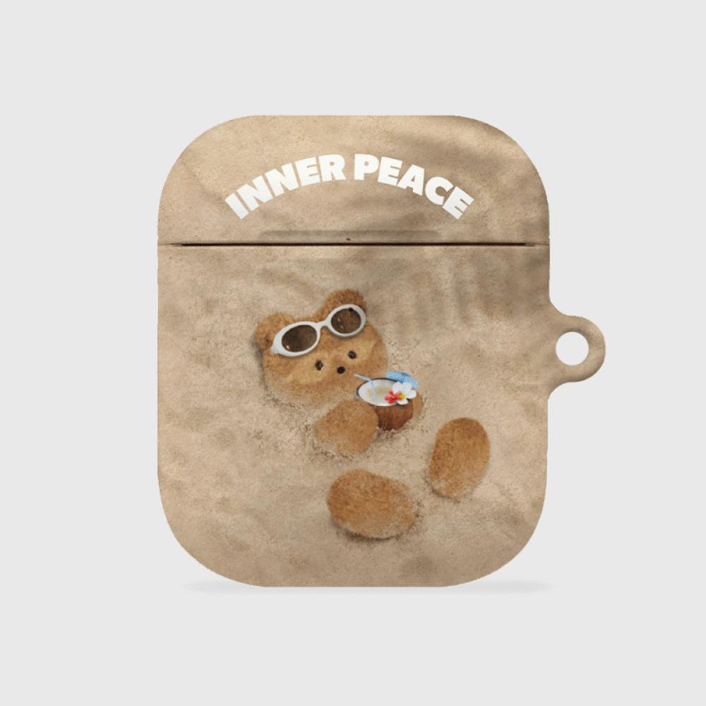 ｜THENINEMALL｜ Sandy Gummy Inner Peace AirPods Hard Case