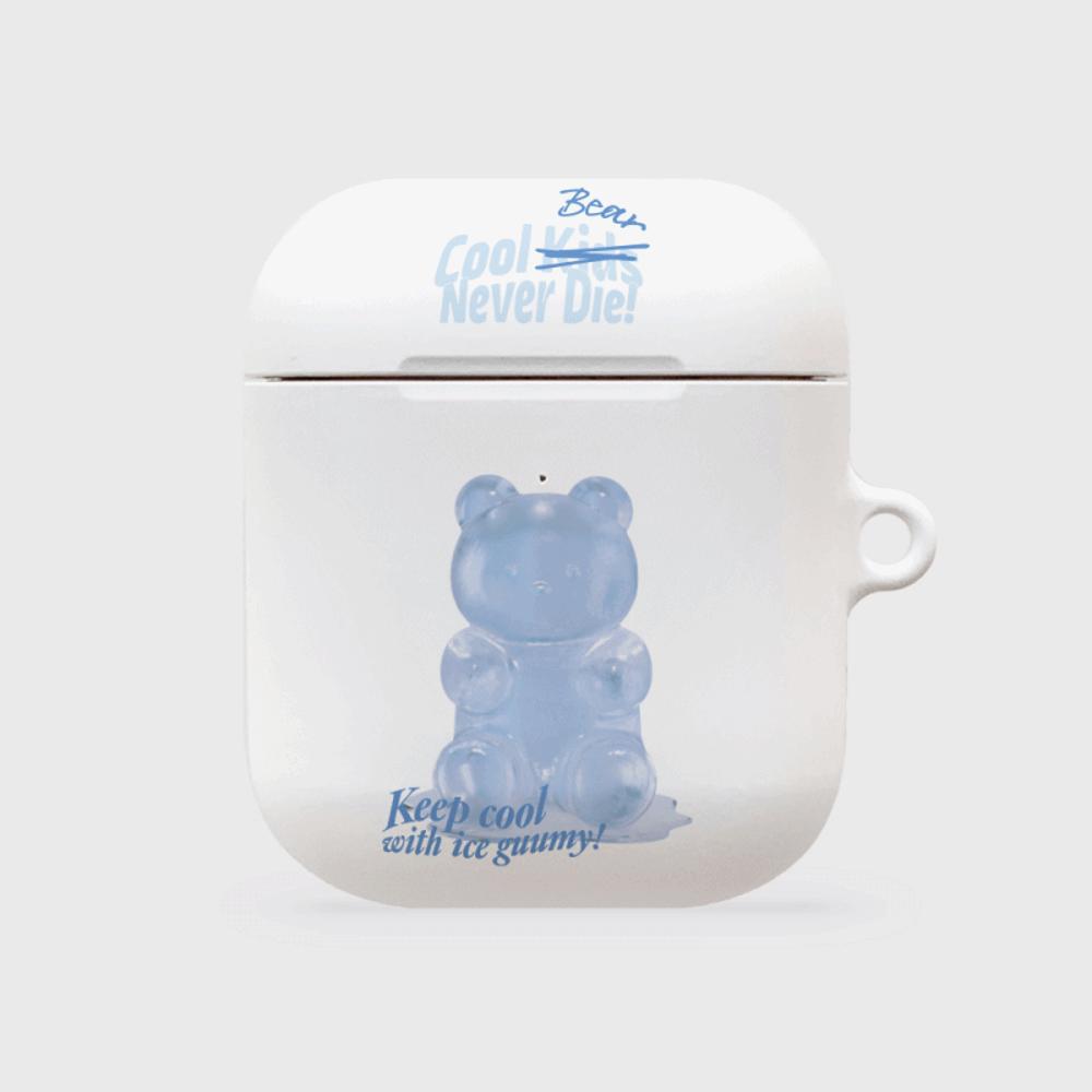 ｜THENINEMALL｜ Basic Ice Gummy AirPods Hard Case