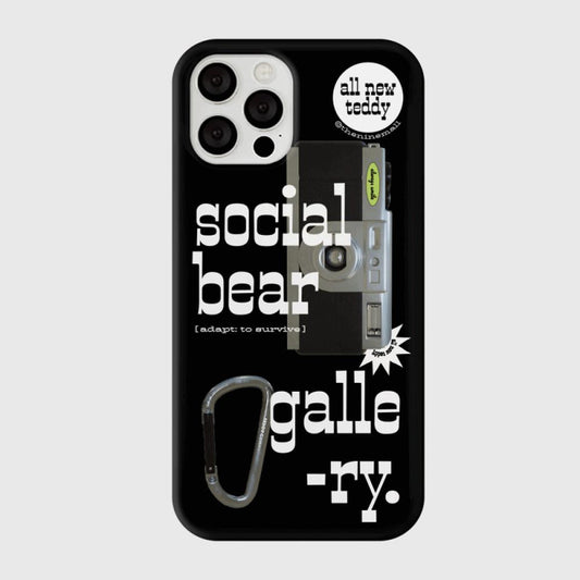 ｜THENINEMALL｜ 소셜베어 갤러리 Hard Phone Case (3 types)